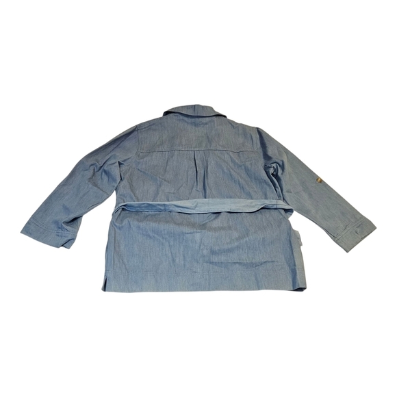 NWT Mittoshop Cotton Jacket with Rollup Sleeves Size Small - Picture 2 of 12